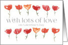 Happy Valentine’s Day Lots of Love Flowers card