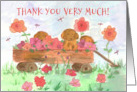 Veterinary Business Thank You Puppies Dog Pet card