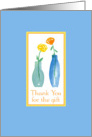 Thank you For The Housewarming Gift Orange Yellow Roses card