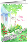 Tea Shop Party Invitation Time for Tea Garden card