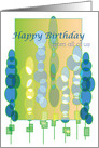 Happy Birthday From All Blue Dot Trees card