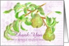 Thank You English Teacher Pears card