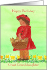 Happy Birthday Great Granddaughter Girl Kittens card