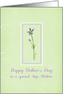 Happy Mother’s Day Step-Mother Lavender Wildflower card