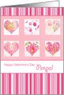 Happy Valentine’s Day Pen Pal Heart Collage card