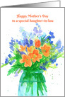 Happy Mother’s Day Special Daughter-in-Law Flower Bouquet card