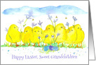 Happy Easter Sweet Grandchildren Chicks card