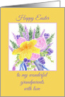 Happy Easter To My Grandparents With Love card