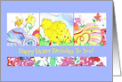 Happy Easter Birthday To You Chickens Eggs card