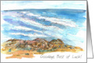 Goodbye Good Luck Ocean Beach Waves card