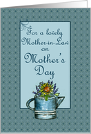 Happy Mother’s Day Lovely Mother in Law Flower Bouquet Watercolor card