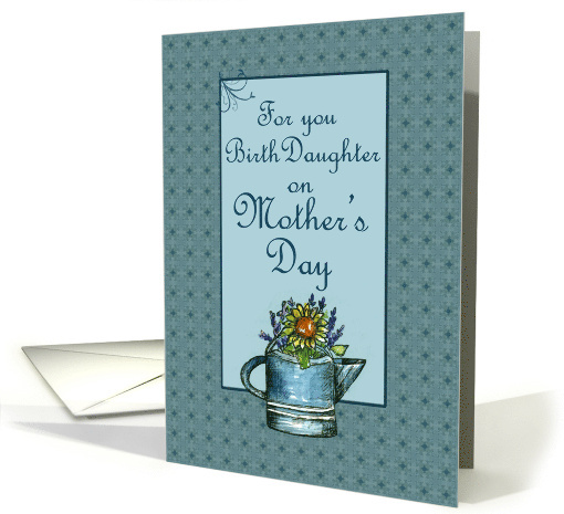 Happy Mother's Day Birth Daughter Flowers card (1034609)