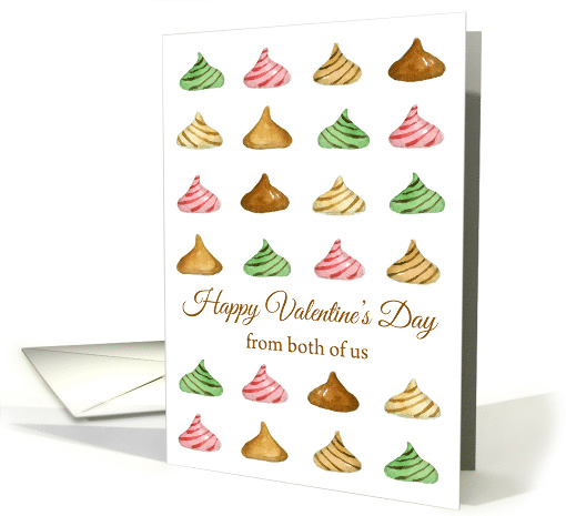 Happy Valentine's Day From Both of Us Candy Watercolor card (1193220)