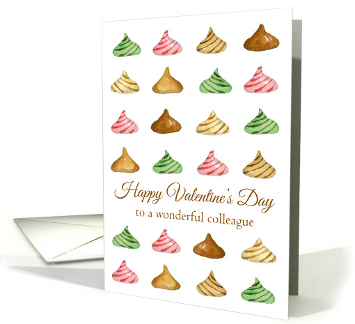 Happy Valentine's Day Colleague Candy card (1193270)