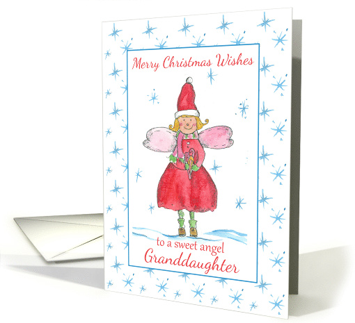 Merry Christmas Sweet Angel Granddaughter card (1311422)