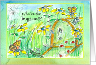 Happy Birthday Sweet Grandson Bug Box Insects card