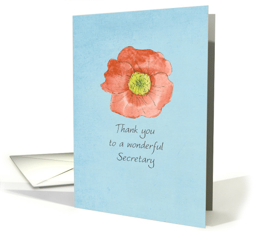 Thank You Secretary Administrative Professionals Day card (1349074)