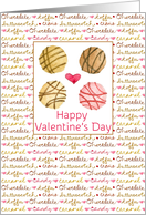 Happy Valentine’s Day Chocolate Truffles Candy card