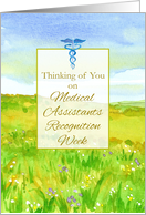 Medical Assistants Recognition Week Wildflowers Landscape card