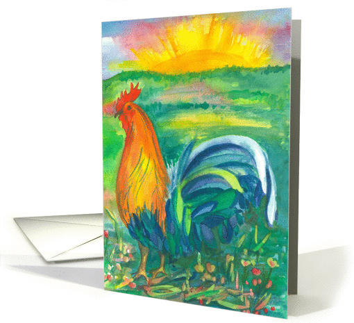Happy Birthday Year Of The Rooster Chinese Zodiac card (1457758)