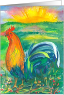 Happy Birthday Year Of The Rooster Chinese Zodiac card