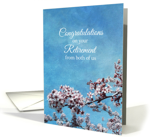 Congratulations on your Retirement from both of us card (1481644)