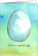 You’re A Good Egg Friend Thank You card