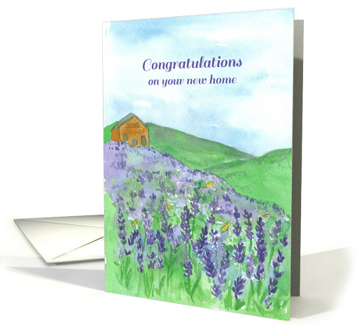 Congratulations On Your New Home Wildflower Hills card (1541898)