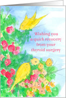 Wishing You Quick Recovery From Thyroid Surgery card