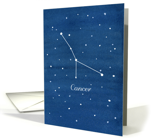 Happy Birthday Cancer Constellation Astrology card (1571672)
