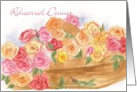 Basket of Roses Invitation card