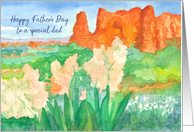 Happy Father’s Day Special Dad Southwest Desert Moutains card