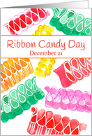 Ribbon Candy Day December 21 Holiday Sweets card