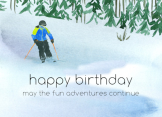 Skiing Sports Happy...