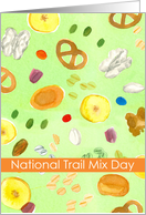 National Trail Mix Day August 31 Food Fruit Nuts card