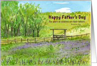 Happy Father’s Day Bible Verse Proverbs 17 Green Hills card