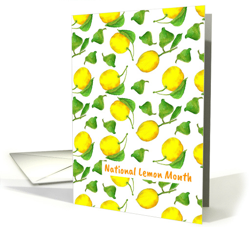 June National Lemon Month Celebrate Every Day card (1735576)