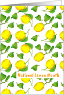 June National Lemon Month Celebrate Every Day card
