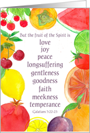 Fruit of the Spirit...