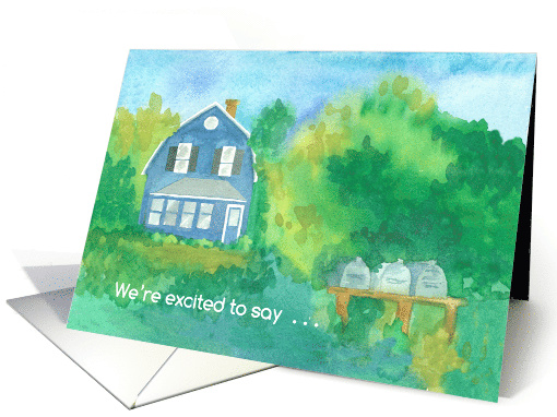 Farmhouse Our New Home Address Forest card (1752956)