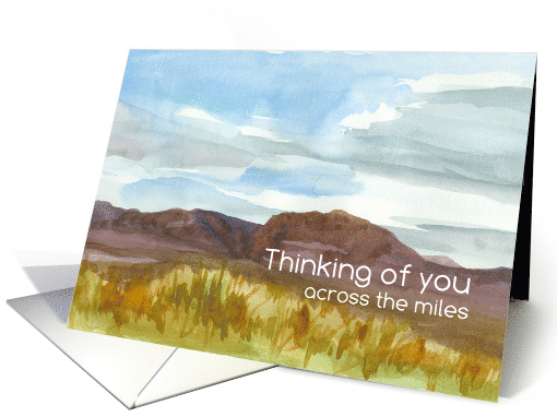 Happy Birthday Across The Miles Desert Landscape card (1753468)