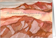 Happy Autumn Bible Verse Psalms 72 Religious Mountains card