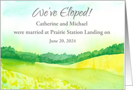 We Eloped Prairie...