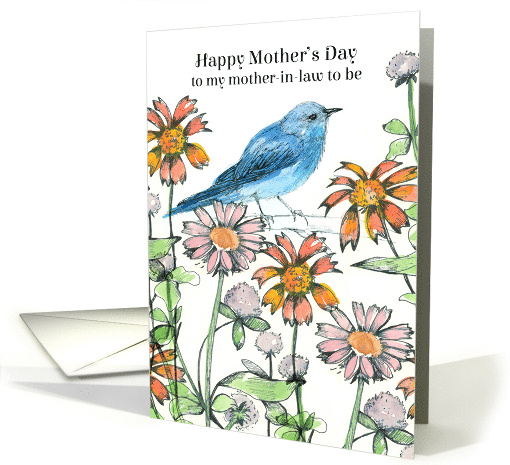Happy Mother's Day Mother In Law To Be Bluebird card (1835022)