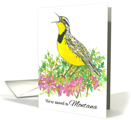 We've Moved To Montana Meadowlark Bitterroot card (1863726)