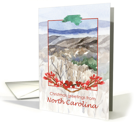 Merry Christmas from North Carolina Blue Mountains card (1882050)