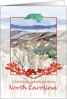Merry Christmas from North Carolina Blue Mountains card