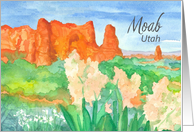 Greetings From Moab Southwest Desert Wildflowers card