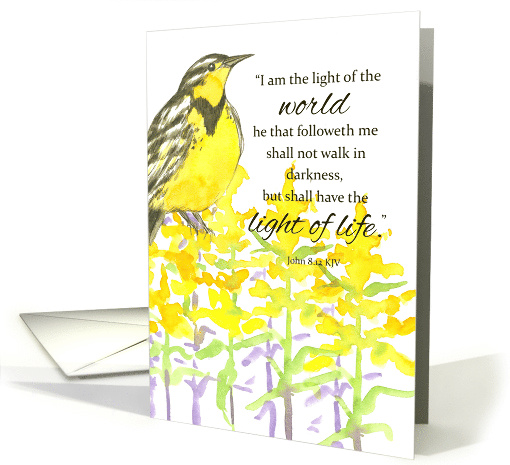 Ordination Congratulations John Bible Scripture Bird card (1895714)