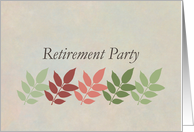 Retirement Party...